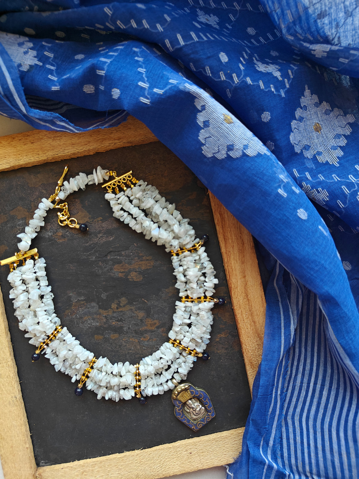 GANESHA (WITH MOONSTONE)