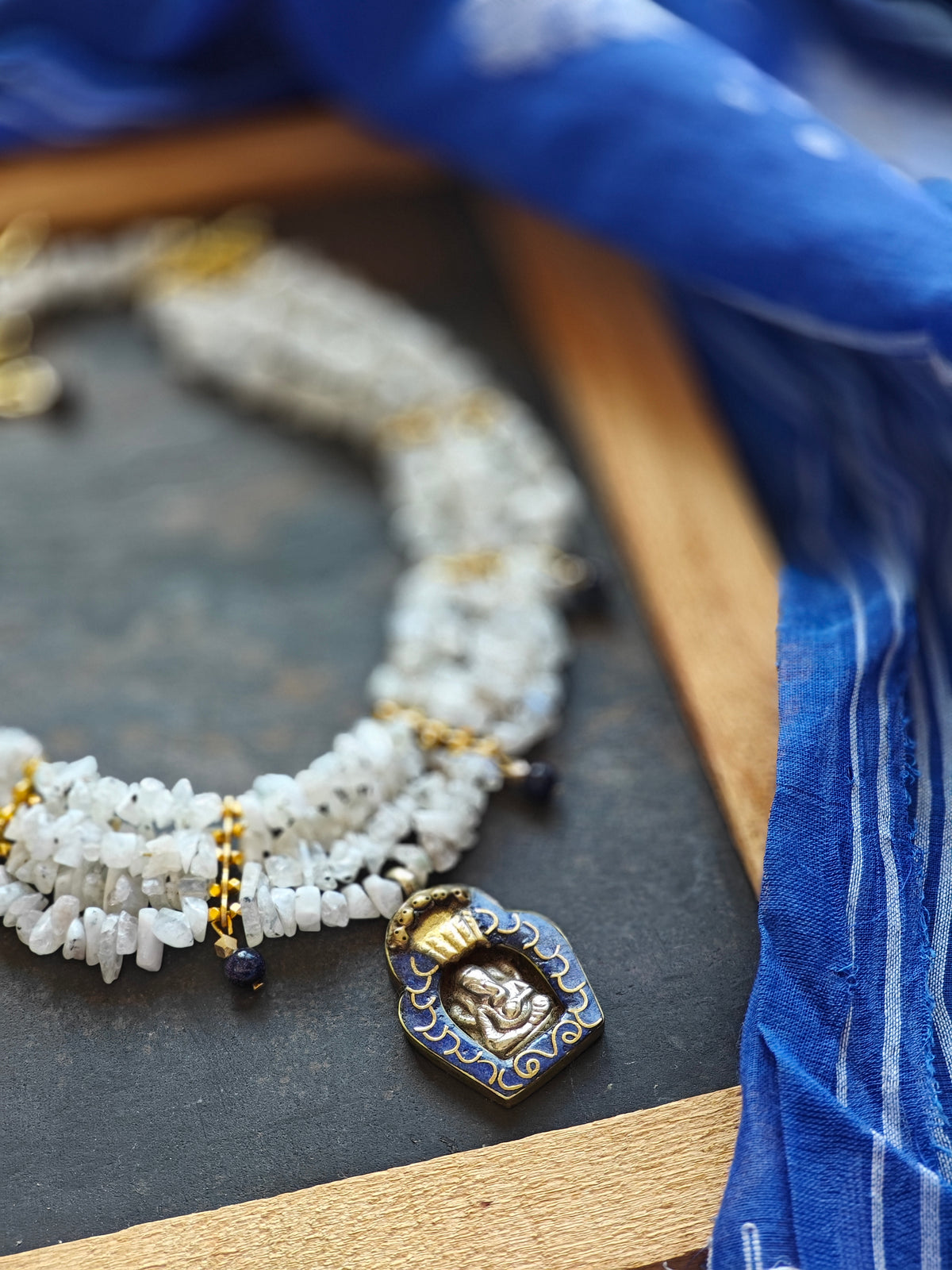 GANESHA (WITH MOONSTONE)