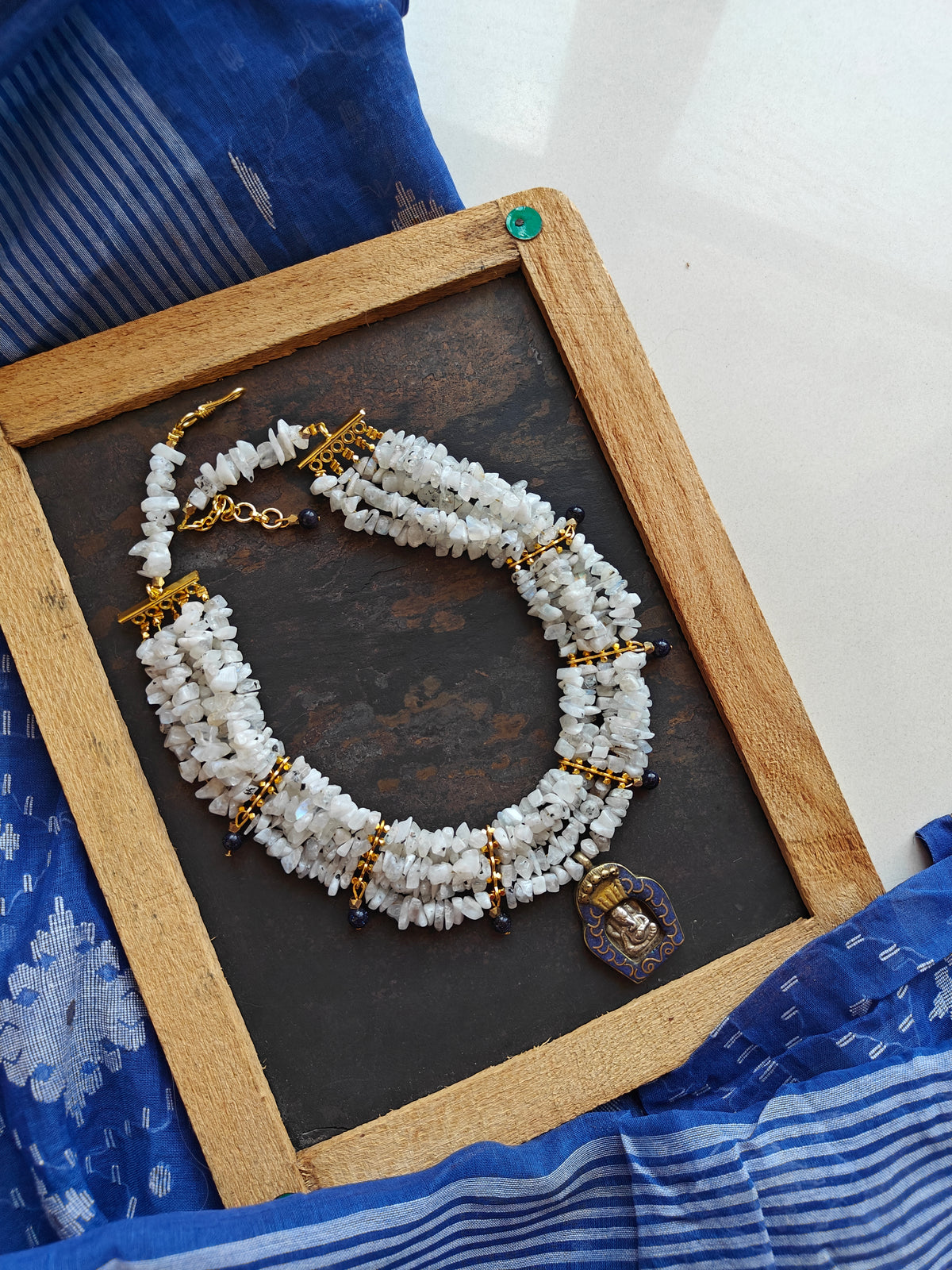 GANESHA (WITH MOONSTONE)