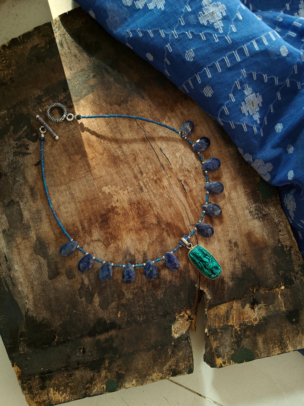 GANESHA (WITH LAPIS DROPS)