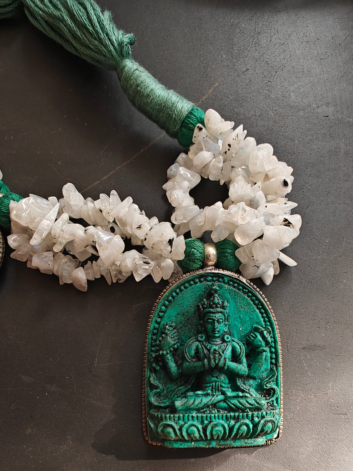 DIVINE ENLIGHTMENT (TEAL GREEN THREAD)