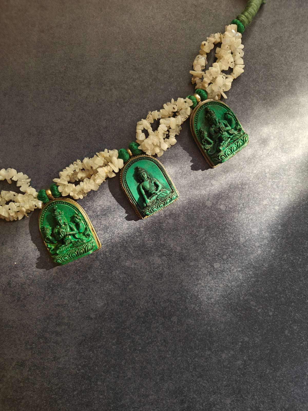 DIVINE ENLIGHTMENT (TEAL GREEN THREAD)