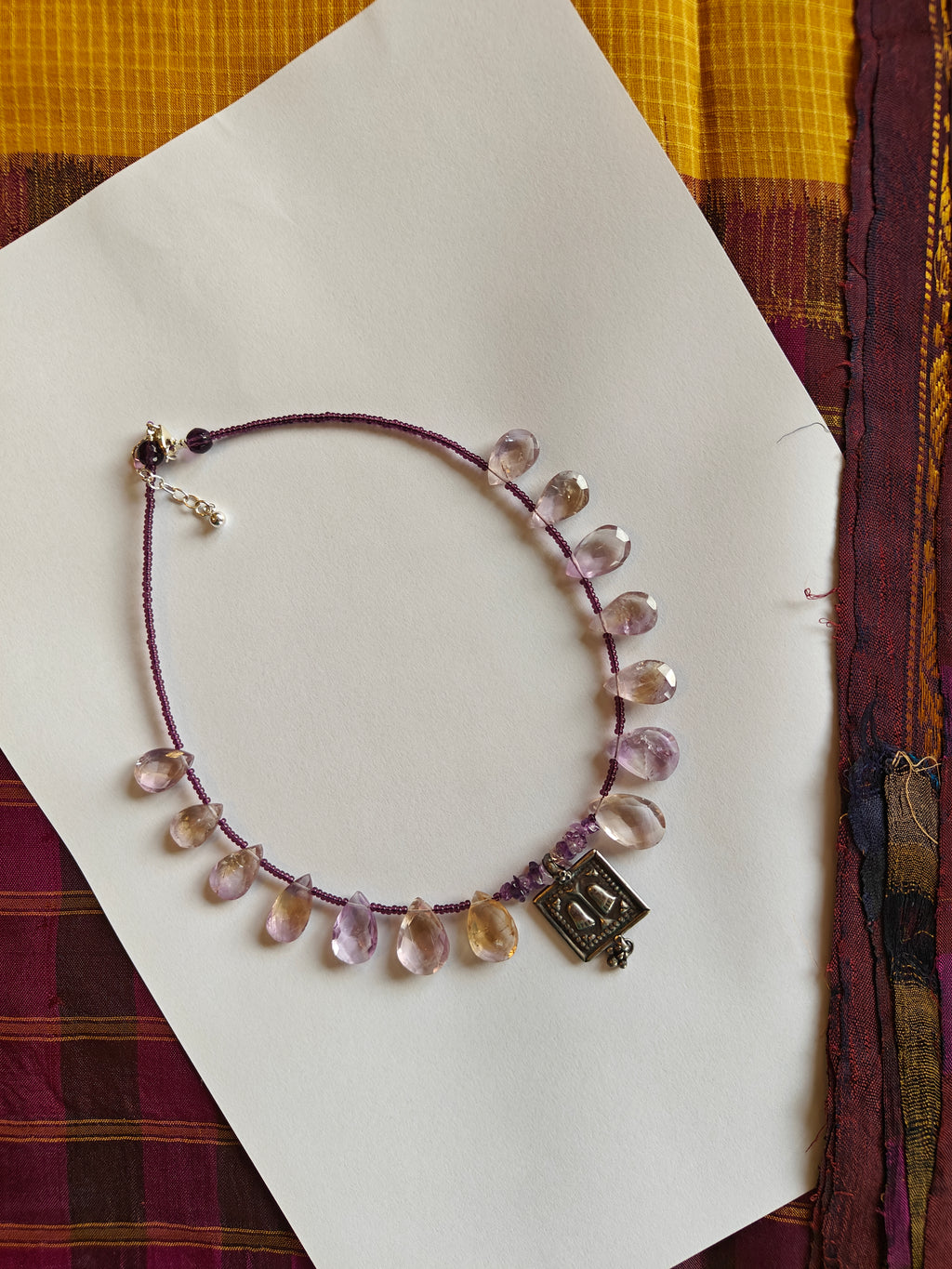 VISHNUPADA WITH AMETRINE