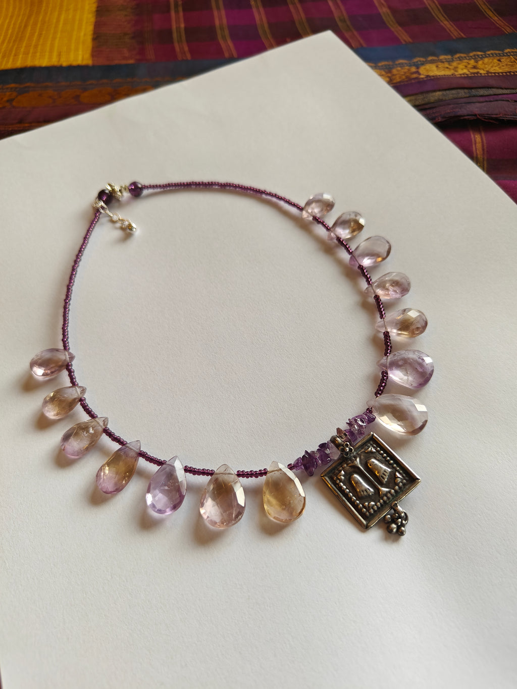 VISHNUPADA WITH AMETRINE