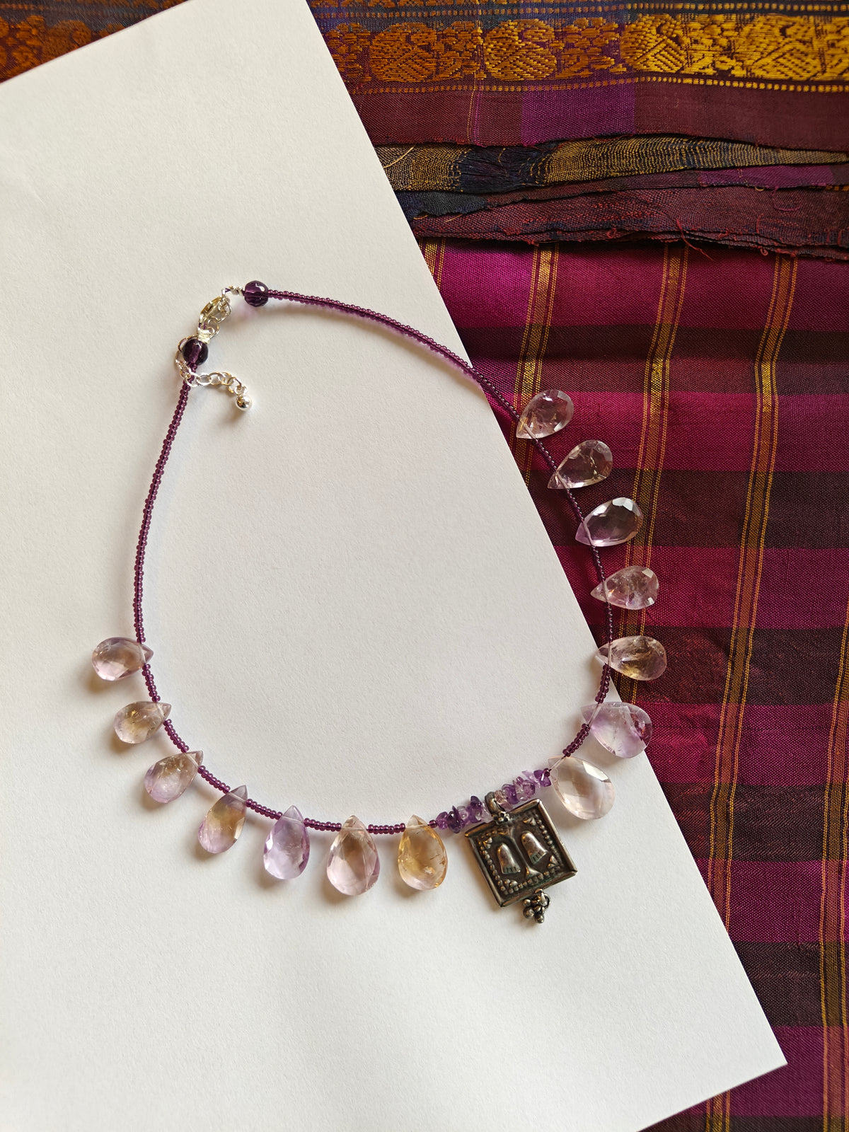 VISHNUPADA WITH AMETRINE
