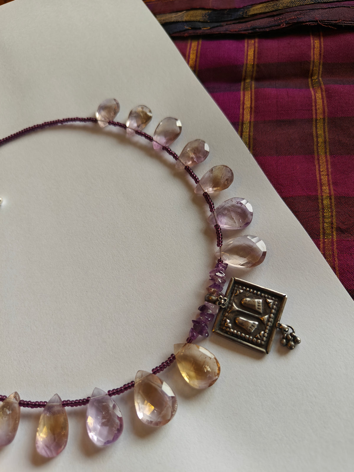 VISHNUPADA WITH AMETRINE