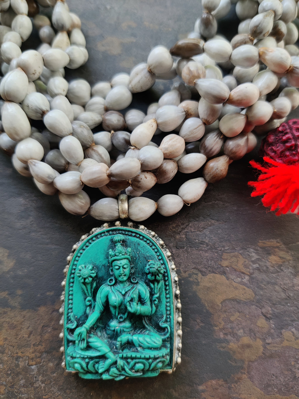 GREEN TARA (PRAYER BEADS)