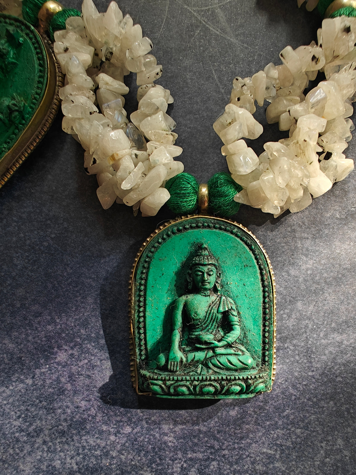 DIVINE ENLIGHTMENT (TEAL GREEN THREAD)