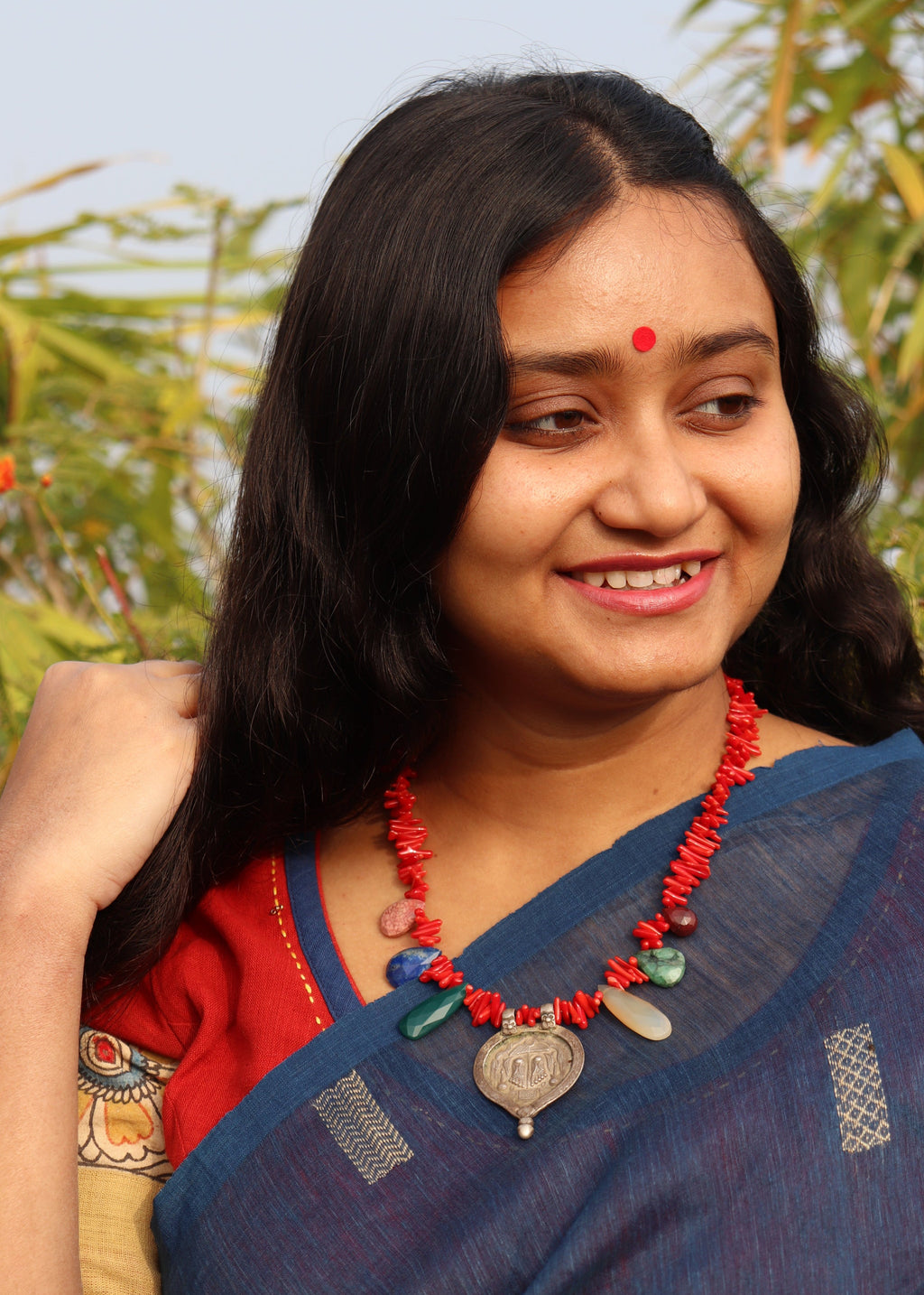 VISHNUPADA WITH CORAL